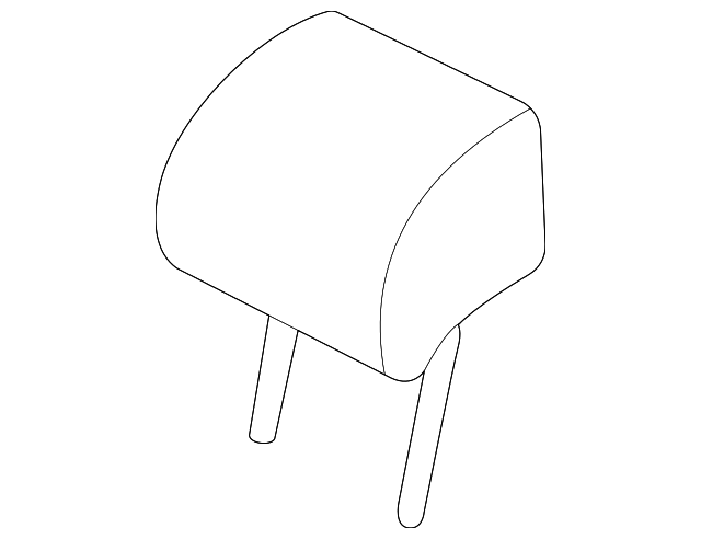 Headrest, Outer 11K-885-901-A-WIA - View 3