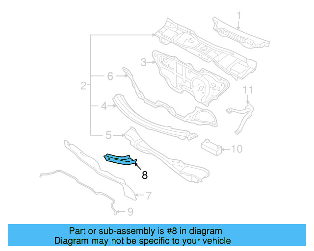End Plate Support 1C0-805-495-E - View 5