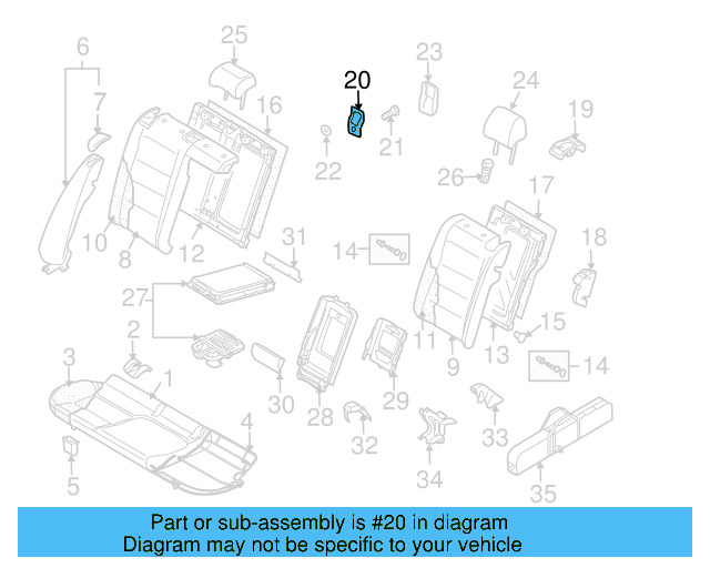 Child Seat Bracket Washer N-910-607-01