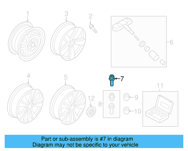 Wheel Bolt WHT-002-437 - View 76