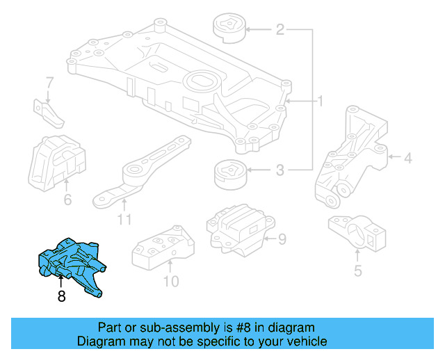 Support Bracket 06J-199-207-P - View 43