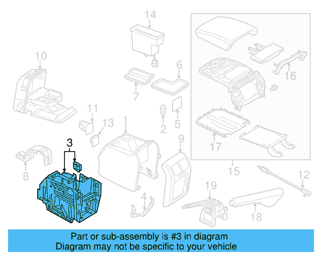 Rear Retainer 1K0-864-356 - View 14