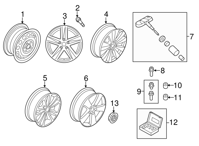 Sensor 1K0-907-253-D - View 6