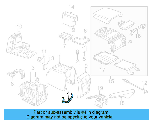 Rear Retainer 1K0-864-356 - View 30