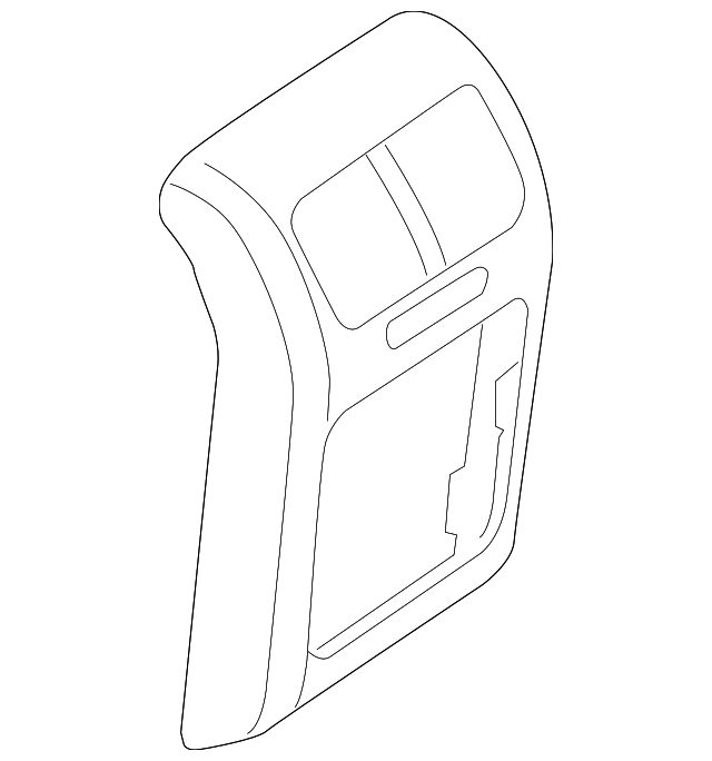 Console Trim Panel 1K0-863-289-C-82V - View 34