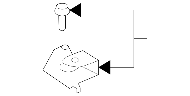 Air Pipe Bracket 1K0-145-961-E