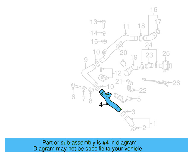 Connector Hose 1K0-145-828-AC - View 93