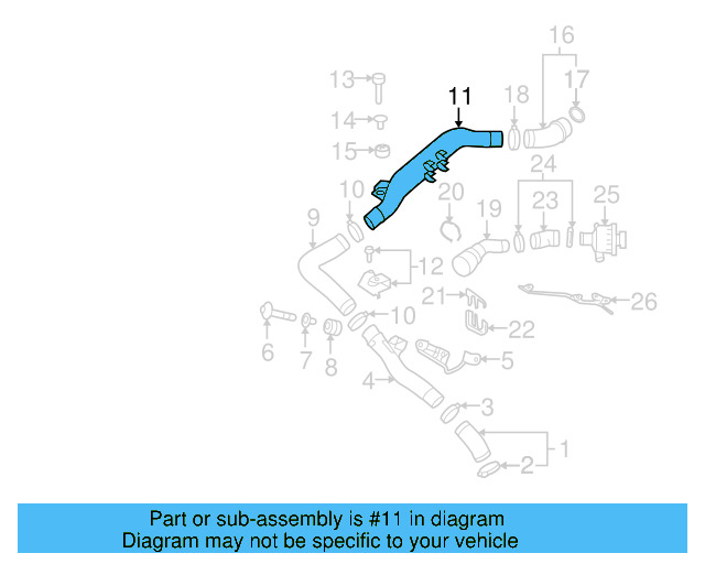 Engine Air Intake Hose Bolt N-909-936-01 - View 36