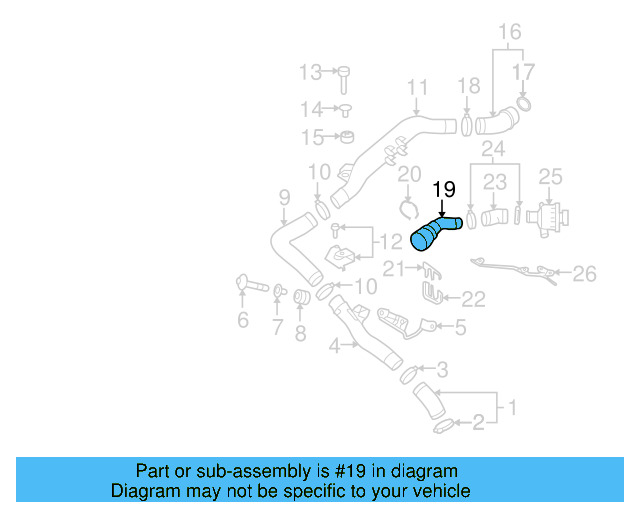 Air Inlet Pipe 1K0-145-946-A - View 14