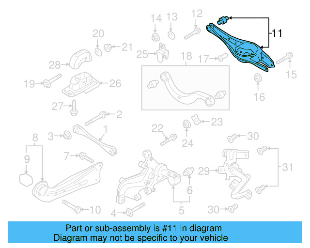 Lower Control Arm 5QM-505-311 - View 11