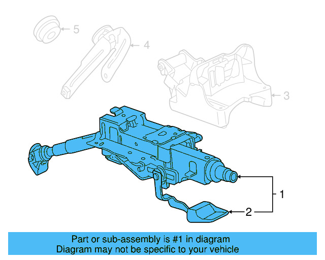 Steering Column 1K1-419-502-CT - View 8