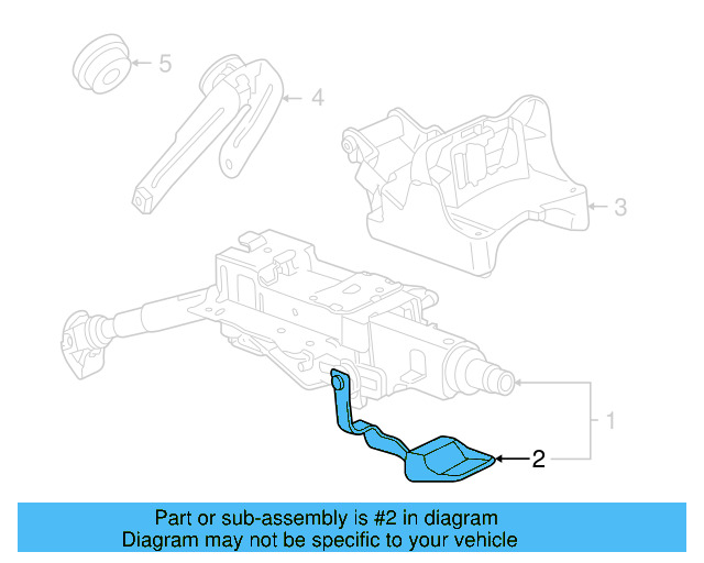 Steering Column Tilt Adjuster 1J0-419-378-F-01C - View 10