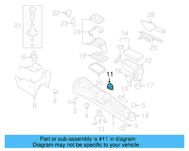 Armrest Base 3B0-867-174-7DE - View 27
