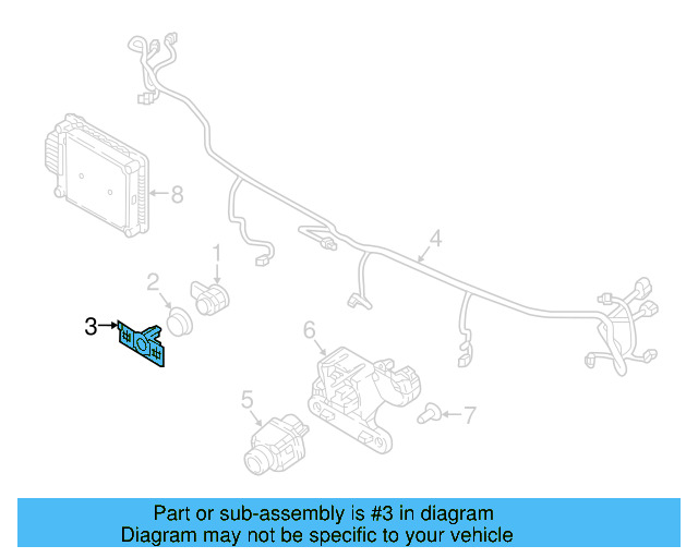 Bracket (Unpainted) 5na919400gru - View 2