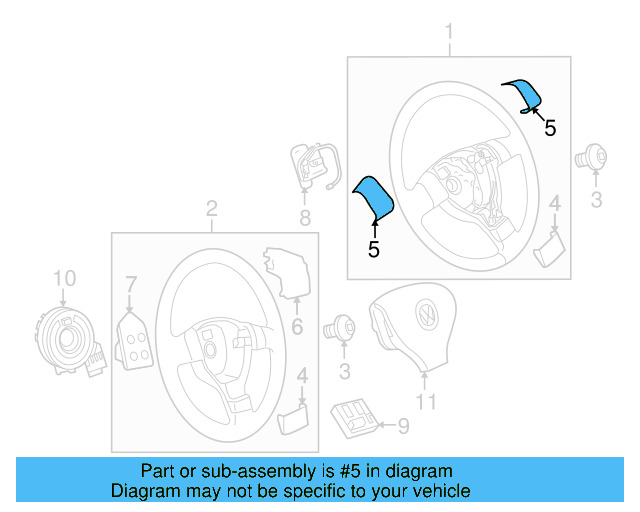 Lower Pad 3C8-419-685-D-3Q7 - View 16