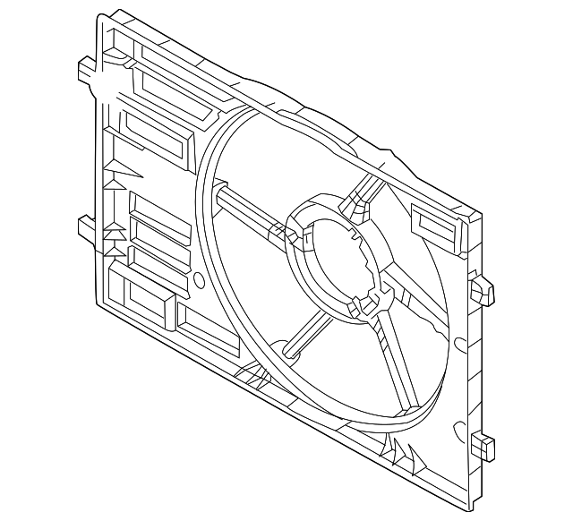 Fan Shroud 5QM-121-205-P - View 2