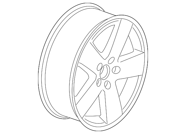 Wheel, Alloy 3C0-601-025-AQ-QQ9 - View 8