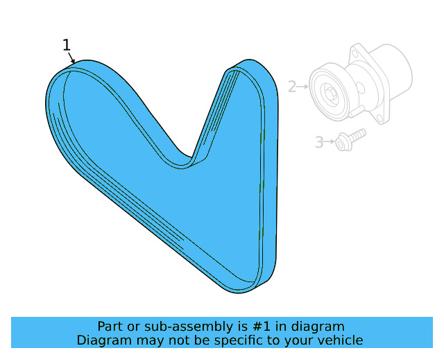 Serpentine Belt 06L-903-137-A - View 21