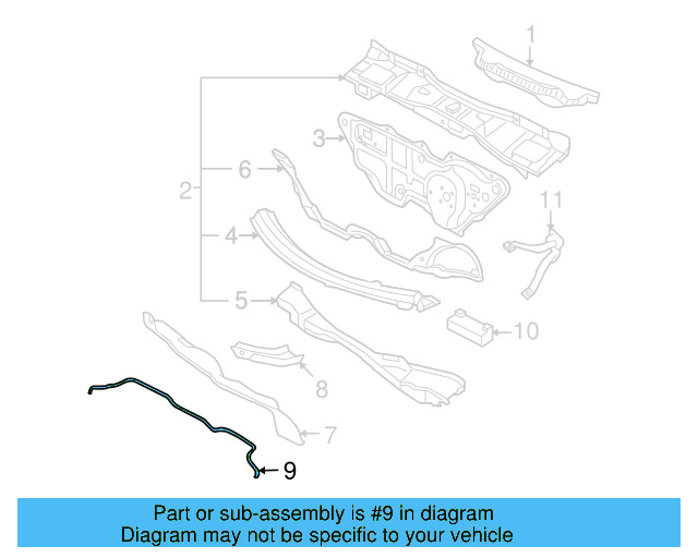 End Plate Gasket 1C0-819-142 - View 12