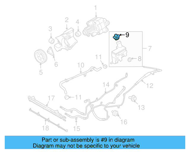 Reservoir Cap 3D0-422-376 - View 6