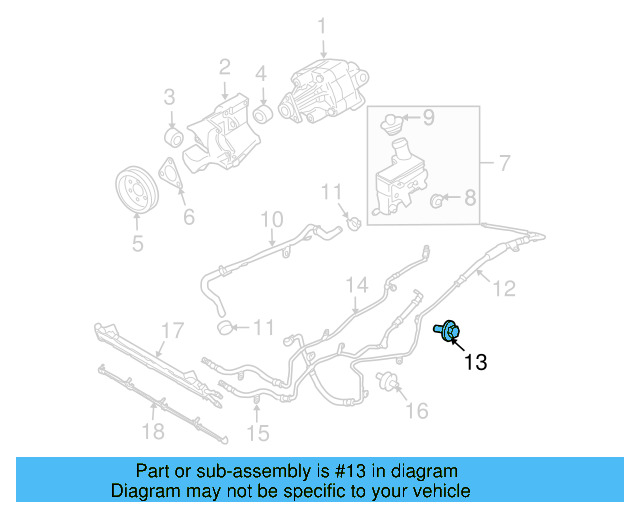 Pressure Hose Bushing 3D0-422-908 - View 2