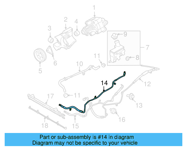 Reservoir Hose Clamp N-906-869-02 - View 368