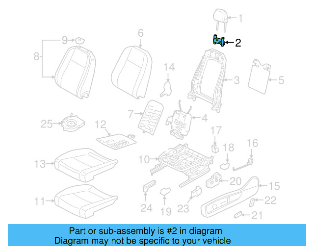 Headrest Guide 5NA-881-920-A - View 8