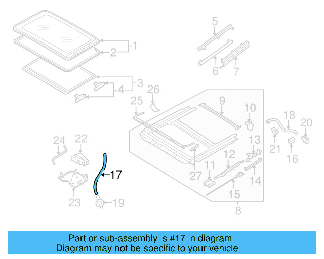 Drain Hose Grommet 8D0-877-242 - View 3