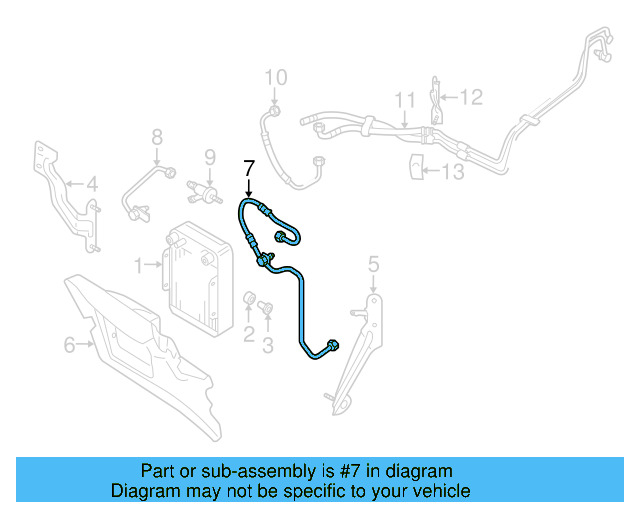 Pressure Pipe 3D0-317-814-C - View 5