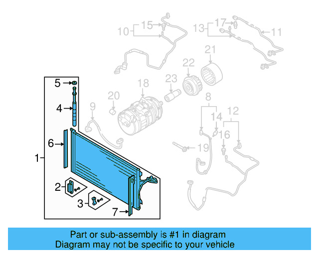 Condenser 7L0-820-411-G - View 14