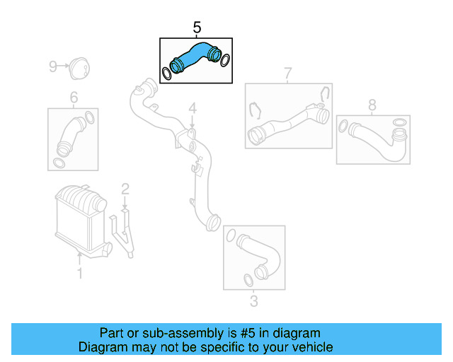 Air Tube 1J0-145-840-G - View 9