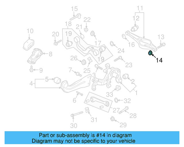 Lower Control Arm Lock Nut N-101-064-02 - View 203