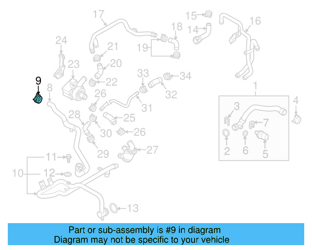 Overflow Hose 7L6-122-447-BM - View 3