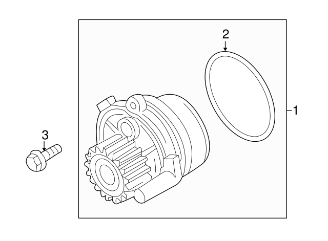 Water Pump Assembly Seal 06A-121-119 - View 40