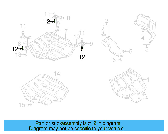 Skid Plate Screw N-100-704-03 - View 7