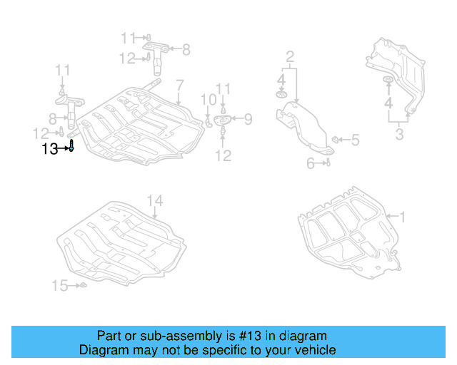 Skid Plate Bolt N-910-317-02 - View 12