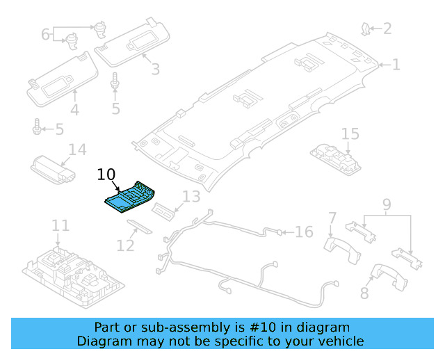Trim Plate 5G0-867-591-C-82V - View 9