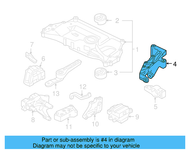 Bracket 1K0-199-295-E - View 38