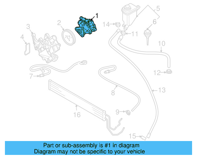 Power Steering Pump 7L8-422-154-J - View 9