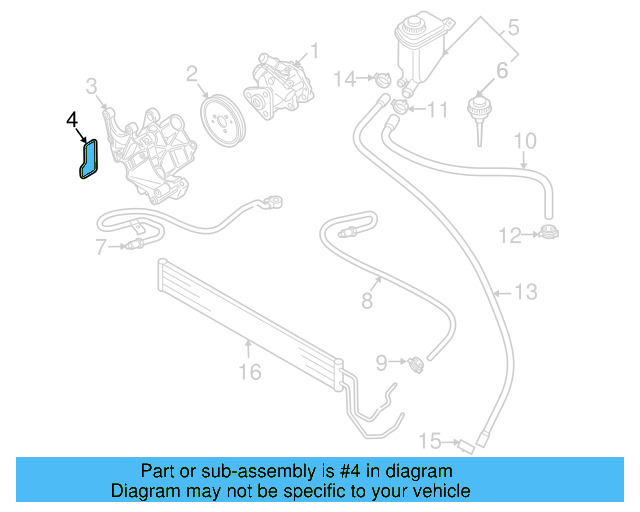 Mount Bracket Gasket 059-145-773 - View 3