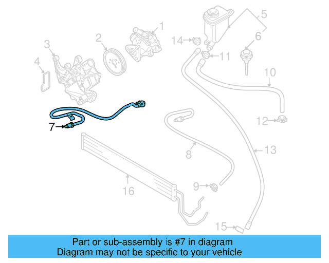 Pressure Hose 7L6-422-893-CG - View 4