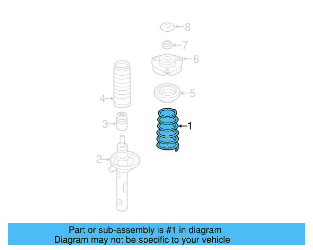 Coil Spring 1K0-411-105-DC - View 7