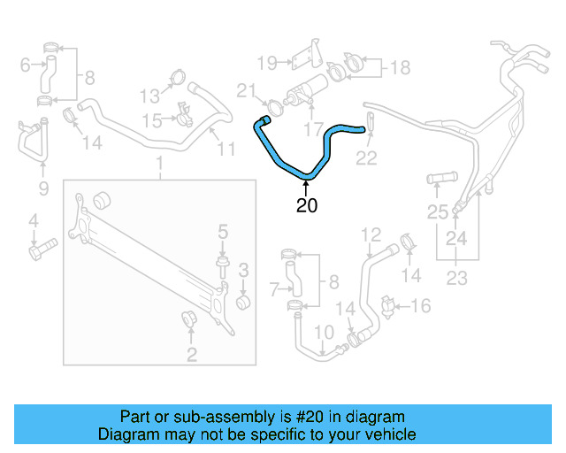 Hose 7L6-121-058-AR - View 5