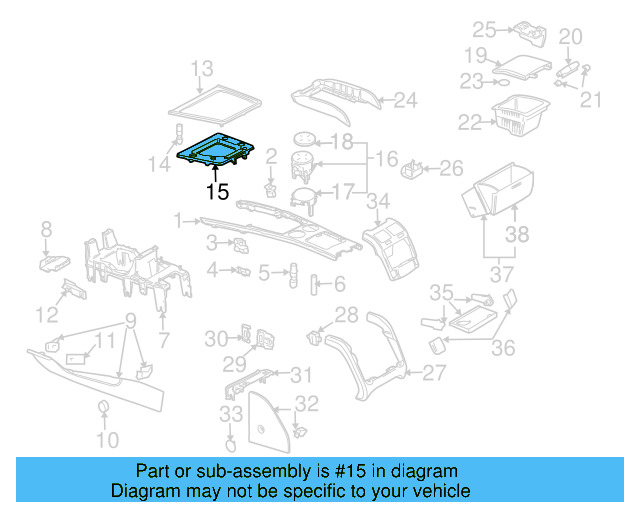 Trim Plate 3D1-857-747-BN-5W8 - View 9