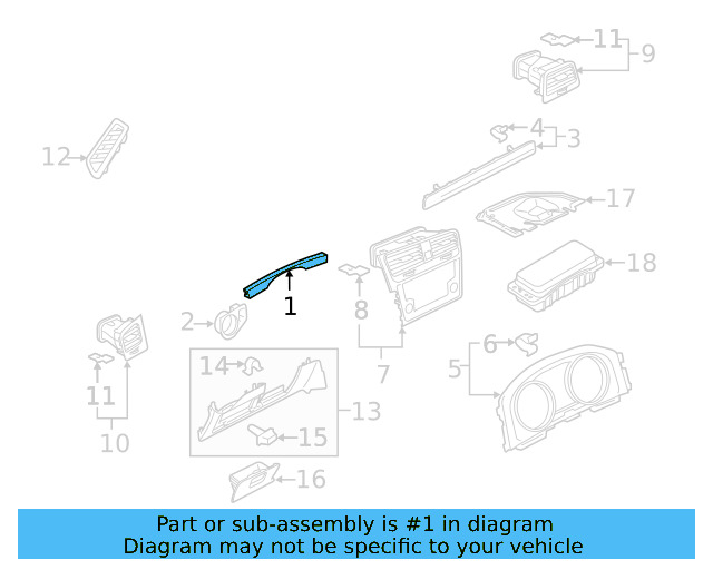Column Filler 5G1-857-053-B-LX1 - View 16