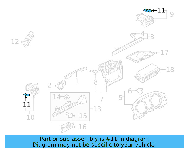 Air Outlet Clip WHT-006-970 - View 19