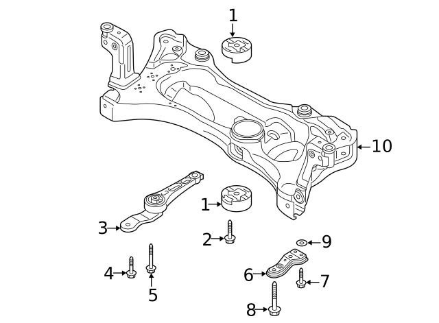 Suspension Stabilizer Bar Link Bolt N-106-994-01 - View 55