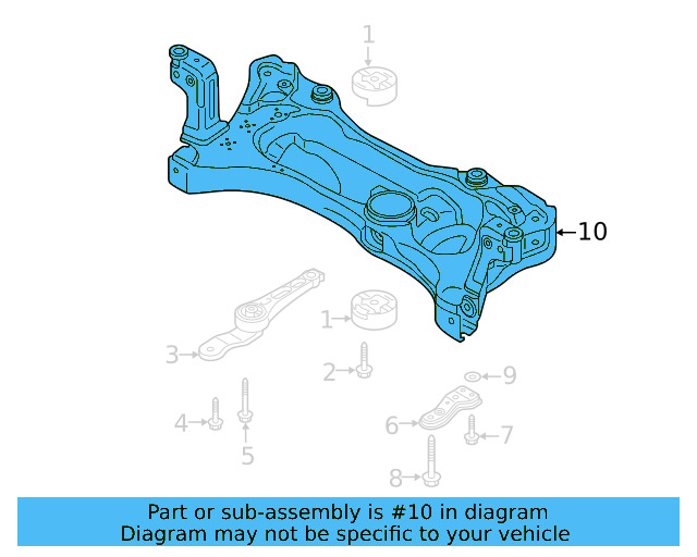 Engine Cradle 5WA-199-315-F - View 20