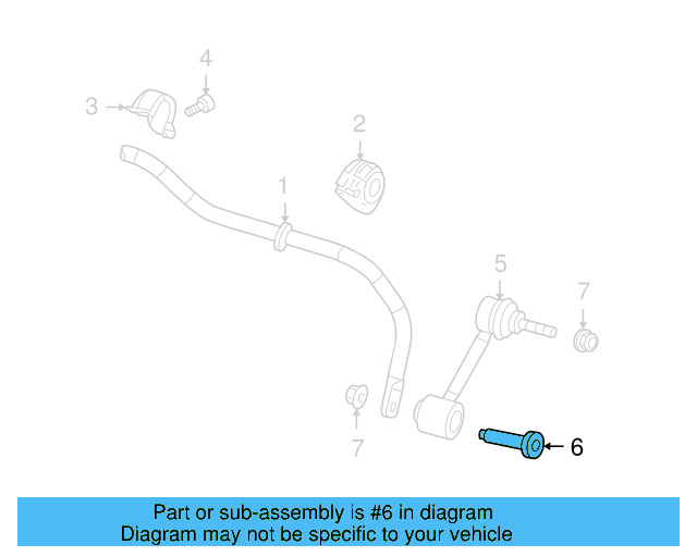 Stabilizer Link Bolt WHT-000-226 - View 32