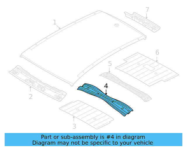 Center Bow 11A-817-119 - View 2